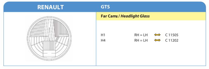 FAR CAMI R12 TX-GTS H4 - TOROS
